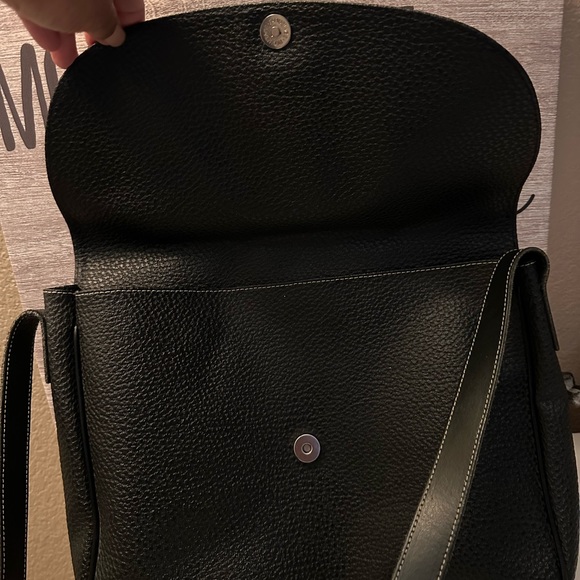 Paquetage Paris Pebbled Leather Messenger Bag - Picture 4 of 9